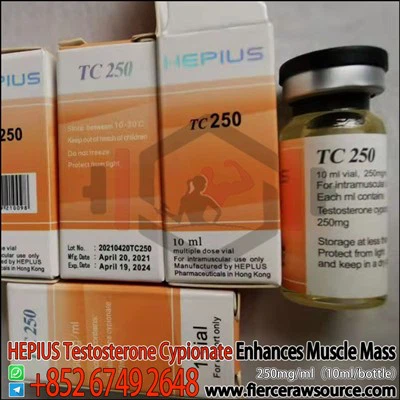 HEPIUS تستوسترون Cypionate 250mg CAS: 58-20-8